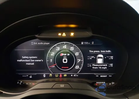 2019 Audi Rs 3 2.5T z USA, uszkodzony, nr VIN WUABWGFF2KA902998